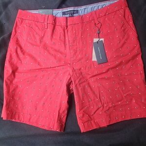 Tommy Hilfiger Women's Red Hollywood Shorts Sz 16